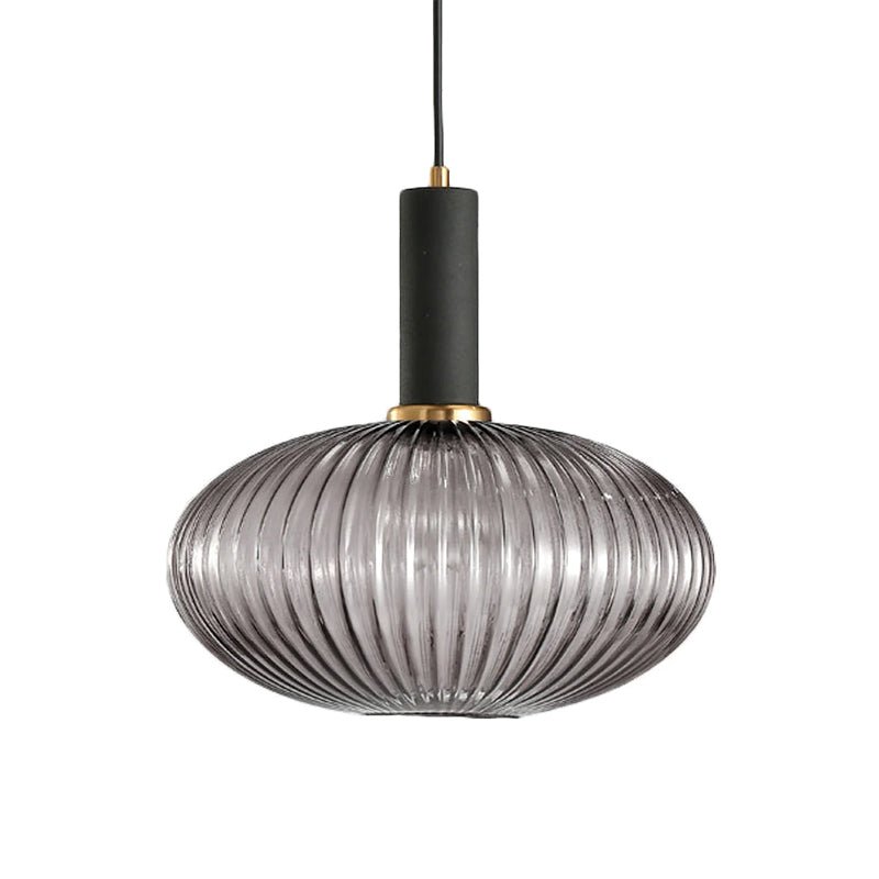 Viremont hanglamp van glas met ribbelglas