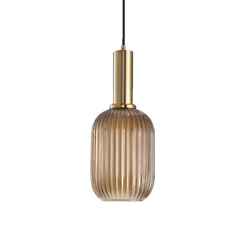 Viremont hanglamp van glas met ribbelglas