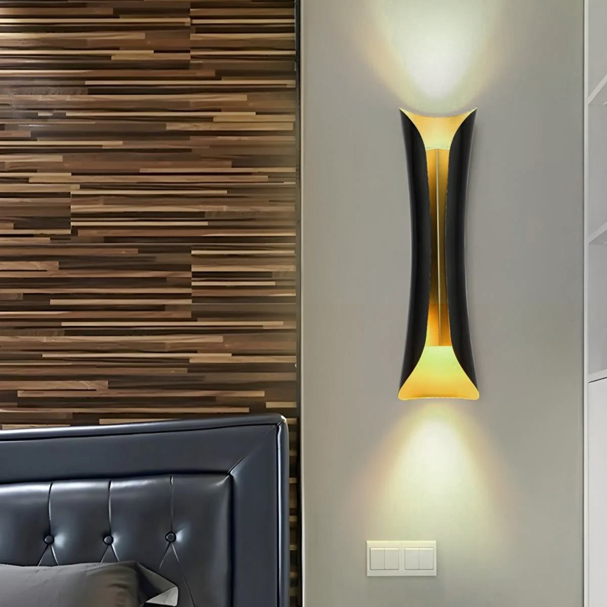 Humphrey elegantie Flame Art wandlamp