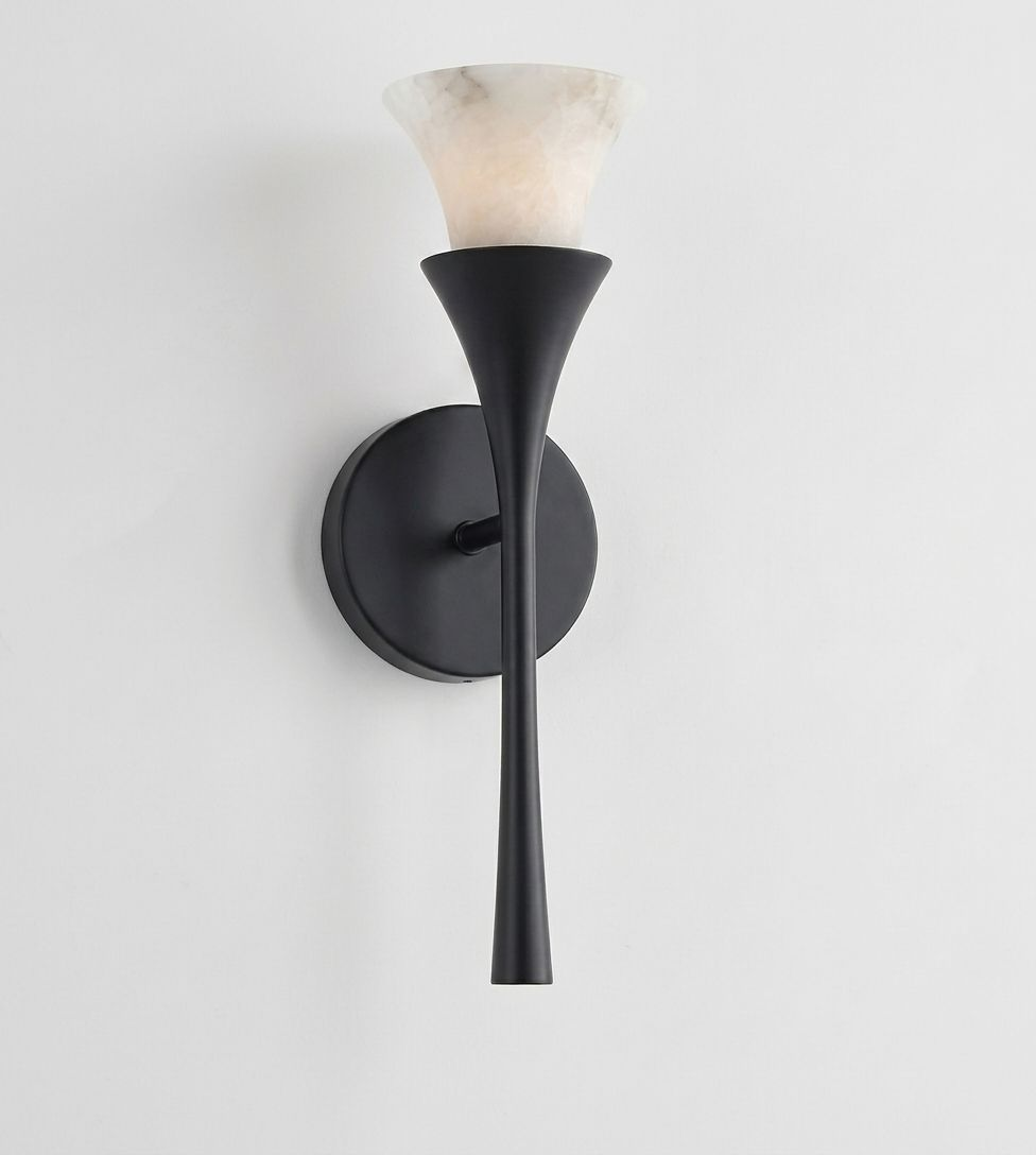 Kestleigh albast wandlamp