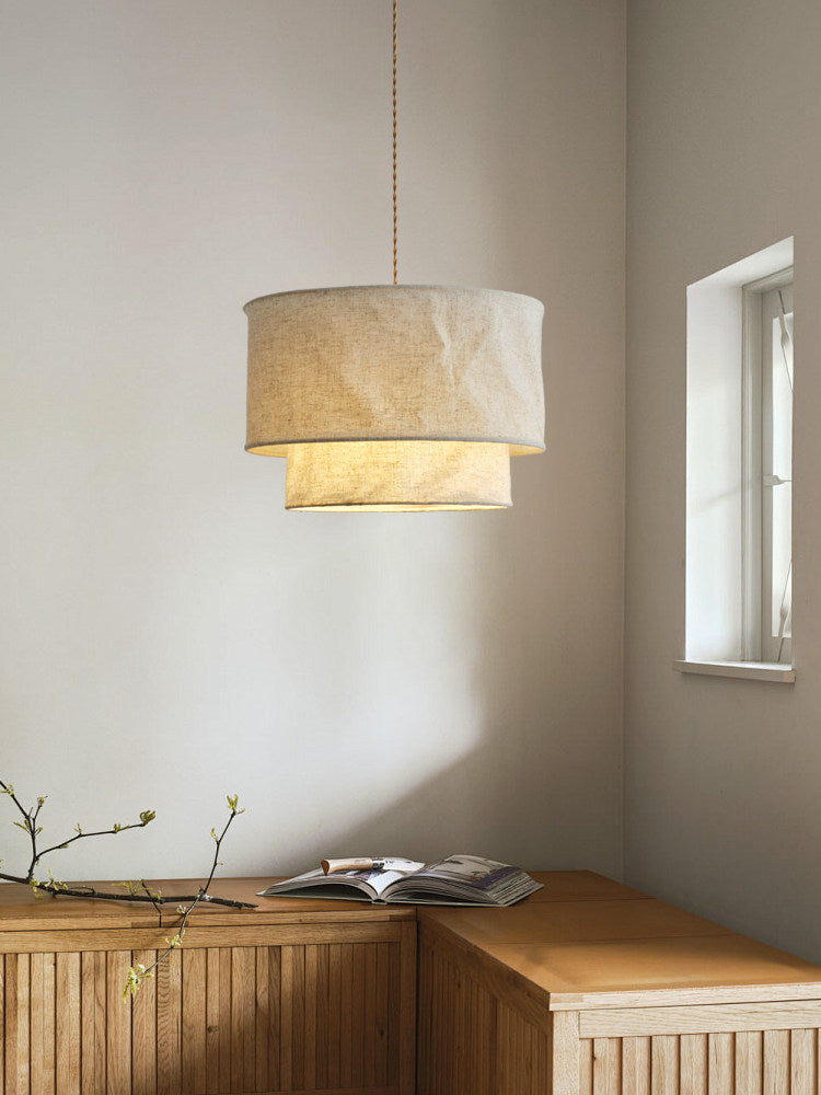 Merrinford Linnen Trommel Hanglamp