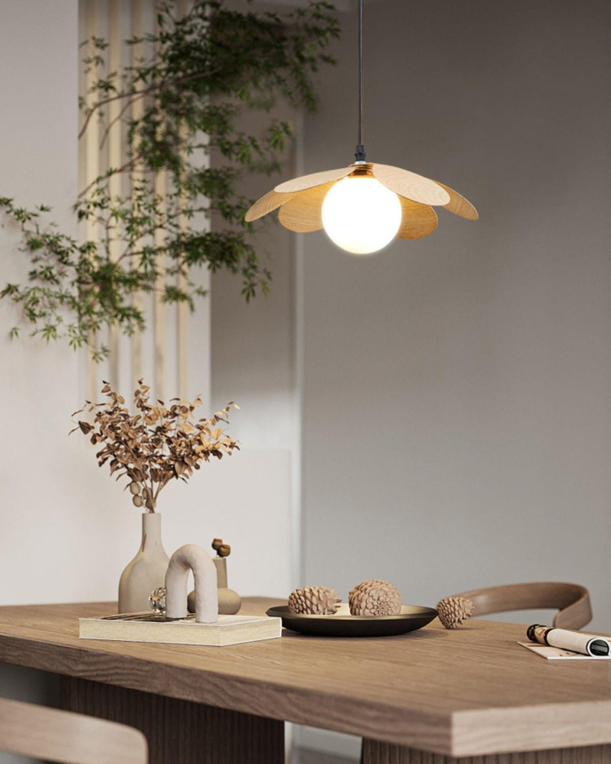 Arlenis hanglamp met glas in minimalistisch ontwerp