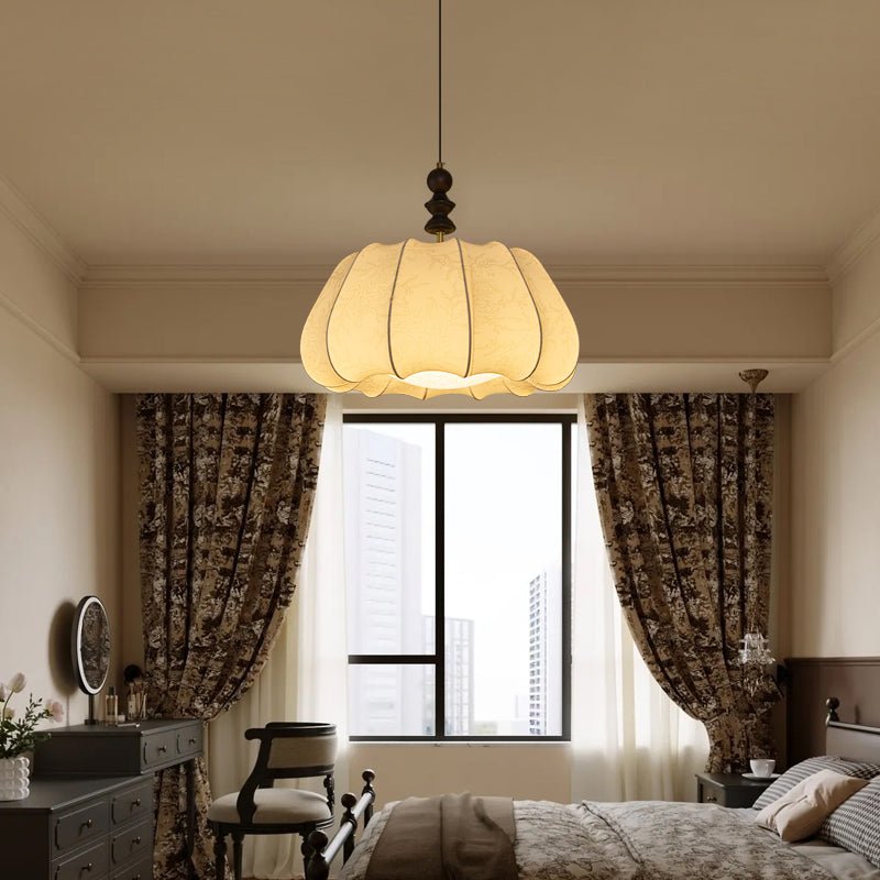 Asolira elegantie Vintage Houten hanglamp