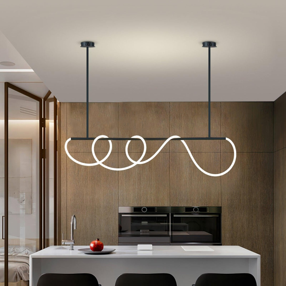Vocor Kroonluchter Flexibel Silicone Curve Modern Elegant