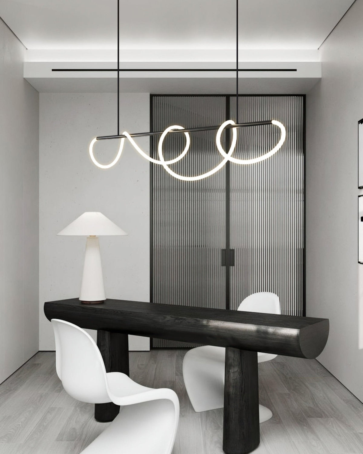 Vocor Kroonluchter Flexibel Silicone Curve Modern Elegant