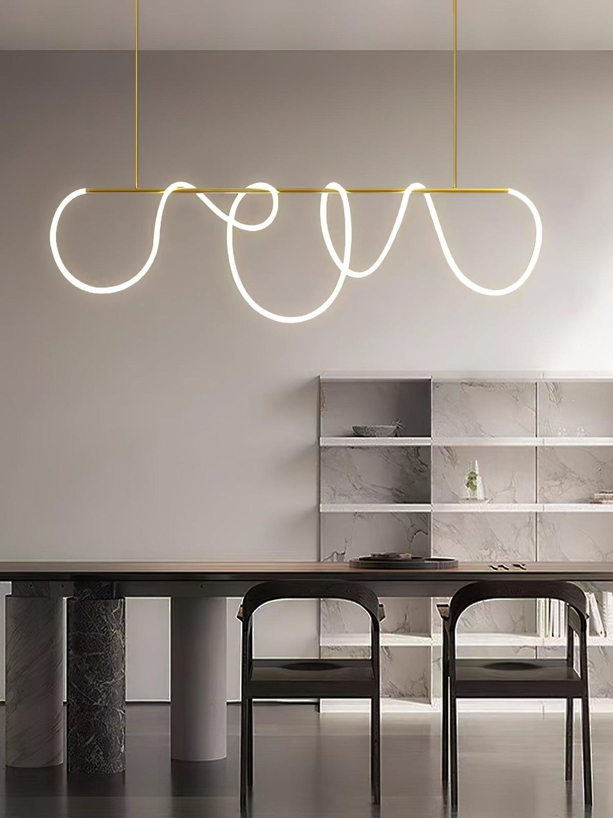 Vocor Kroonluchter Flexibel Silicone Curve Modern Elegant