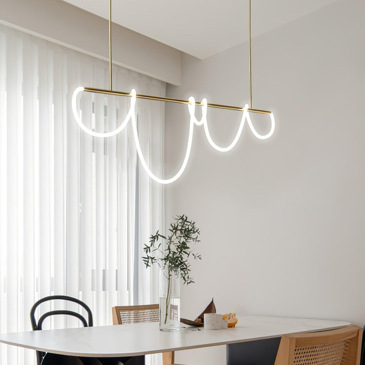 Vocor Kroonluchter Flexibel Silicone Curve Modern Elegant