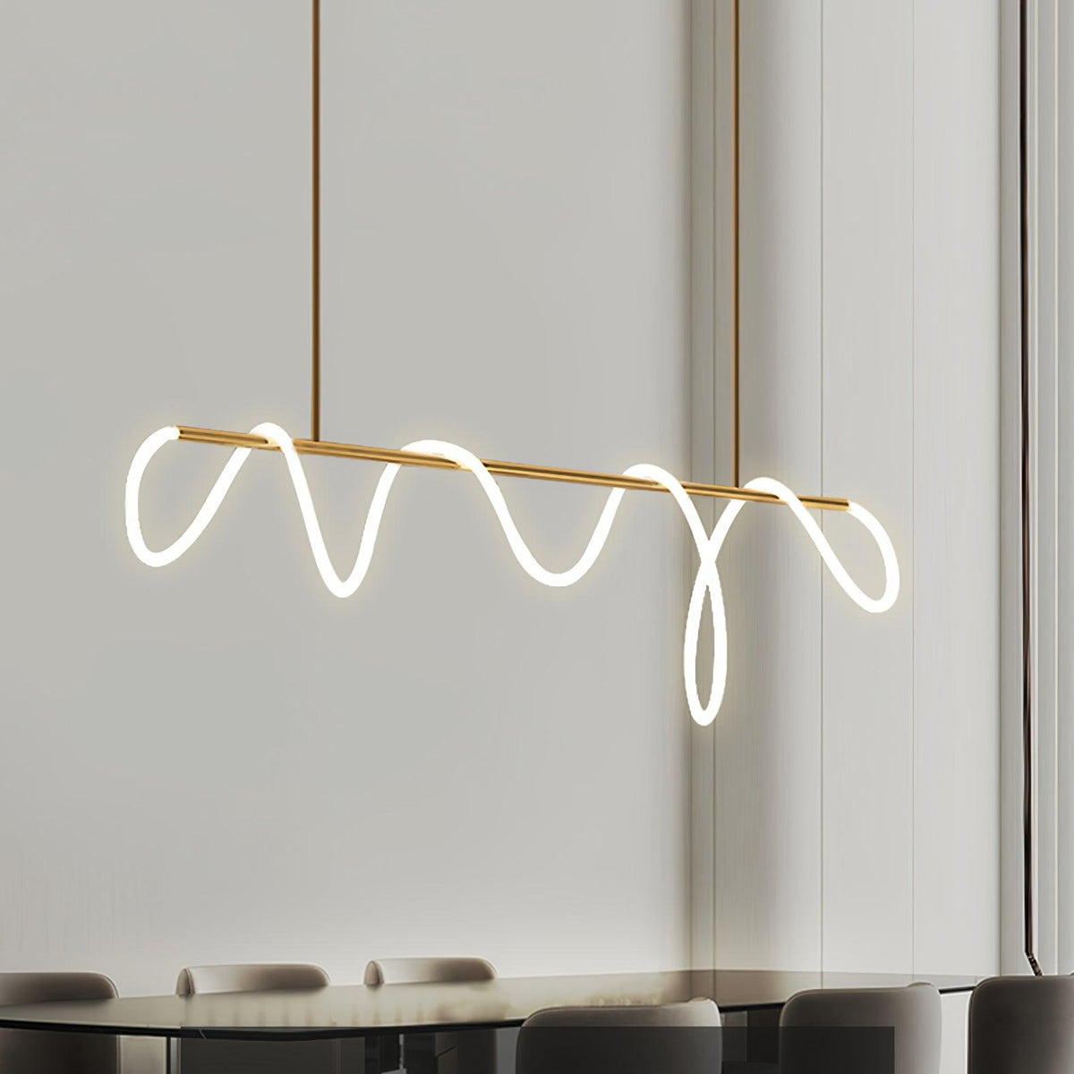 Vocor Kroonluchter Flexibel Silicone Curve Modern Elegant