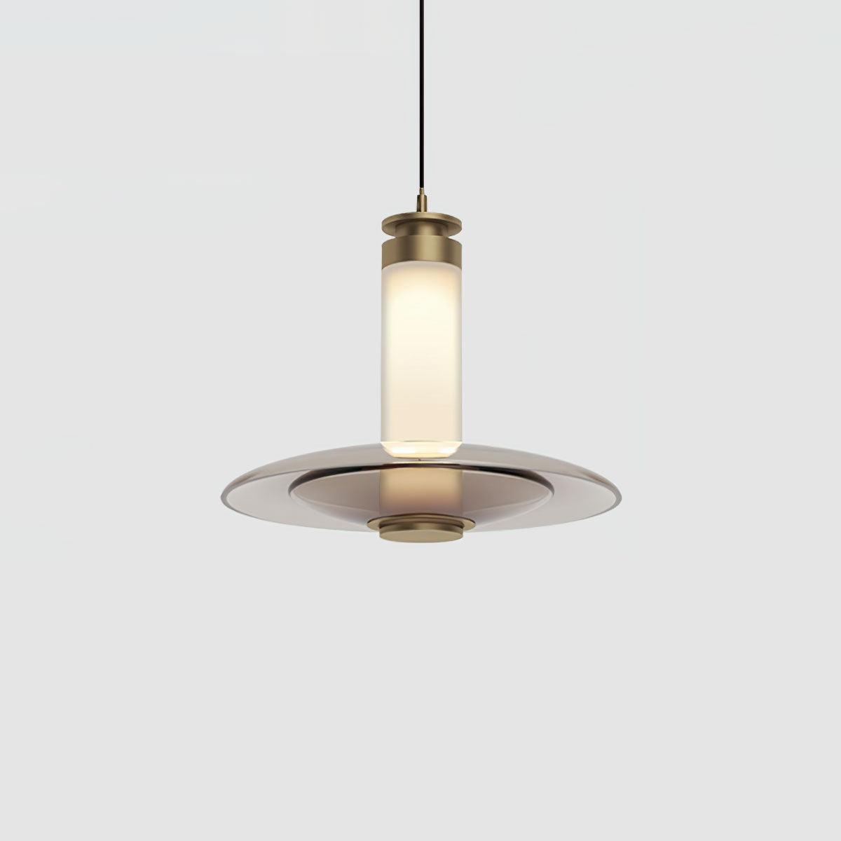 Borian glazen futuristische hanglamp