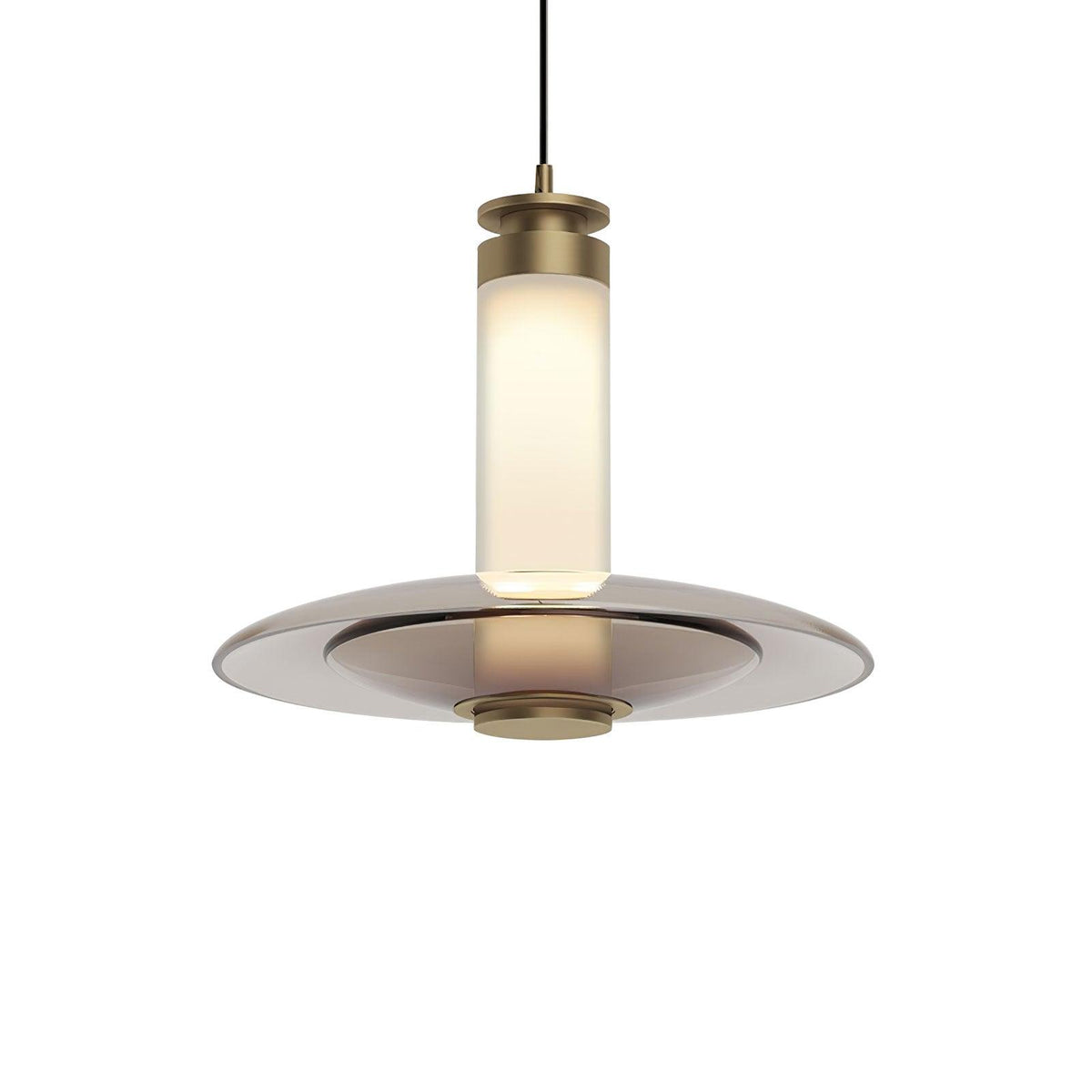 Borian glazen futuristische hanglamp