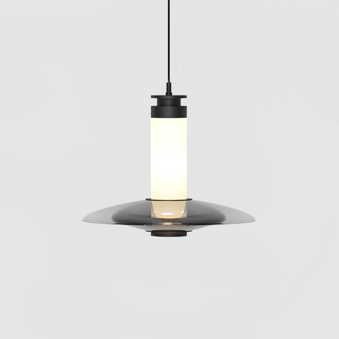 Borian glazen futuristische hanglamp