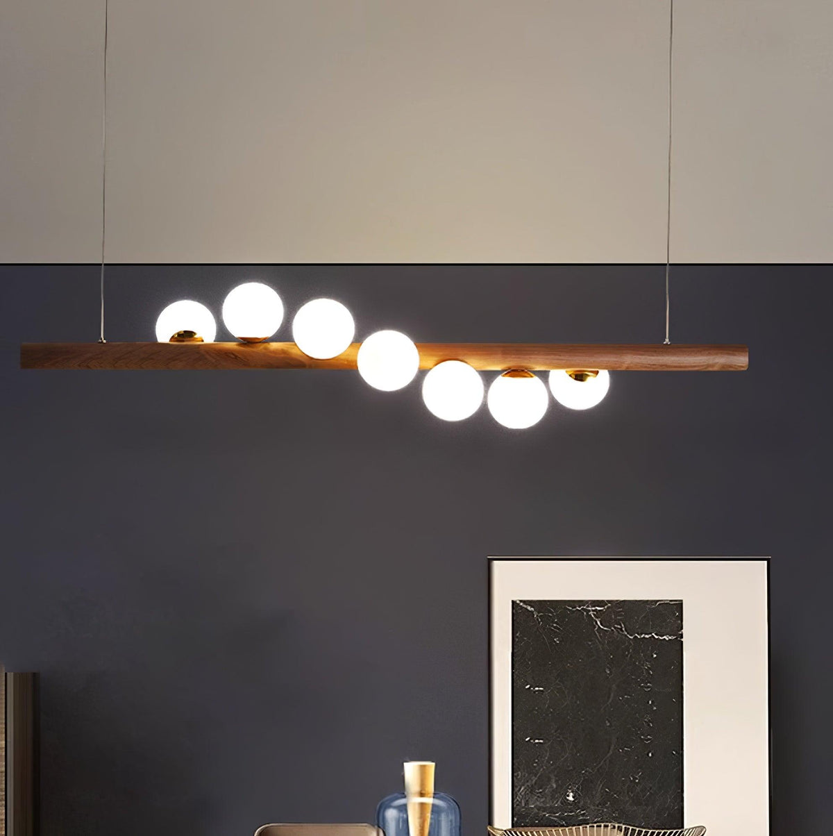 Arox Scandinavische houten hanglamp