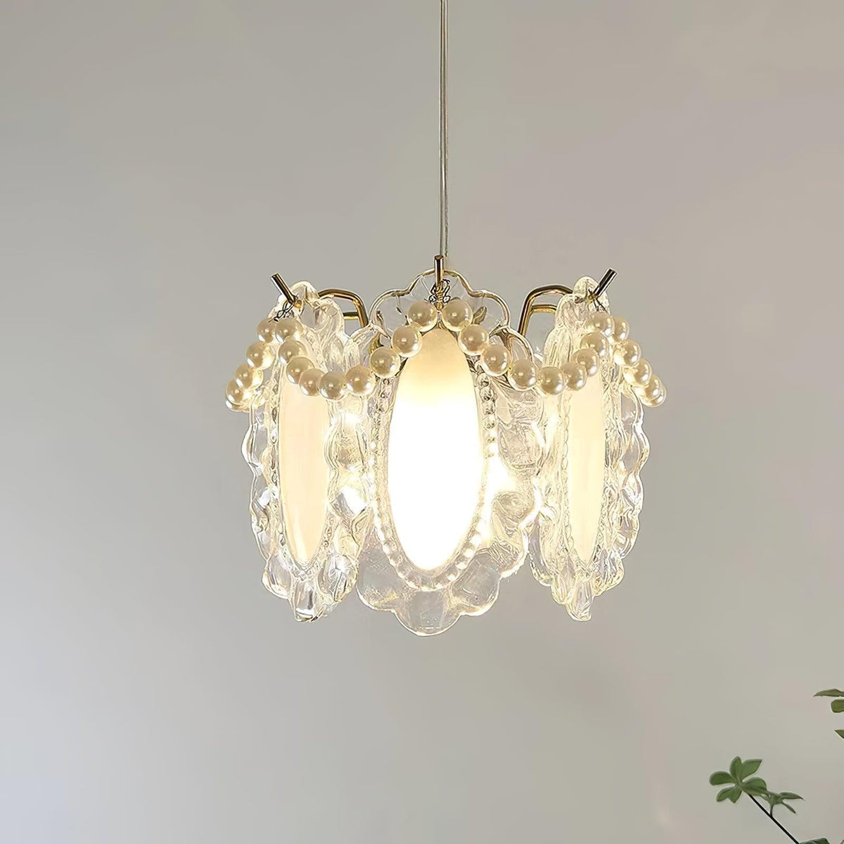Velinette hanglamp met Glanzend glas