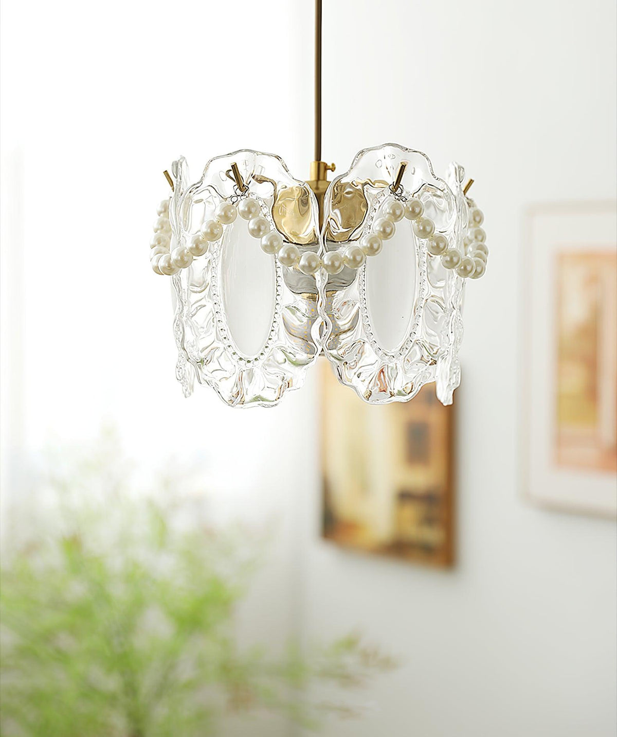 Velinette hanglamp met Glanzend glas