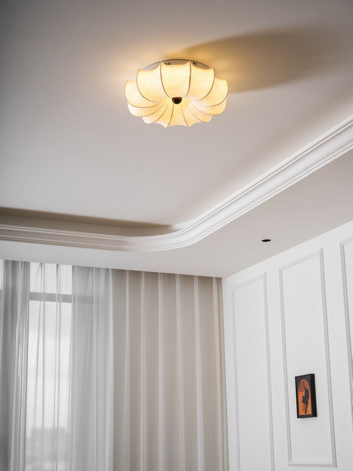 Vivaria Premium Noordse kunst houten katoenen plafondlamp