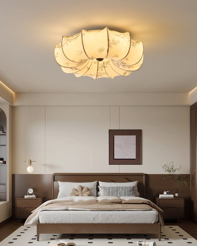 Vivaria Premium Noordse kunst houten katoenen plafondlamp