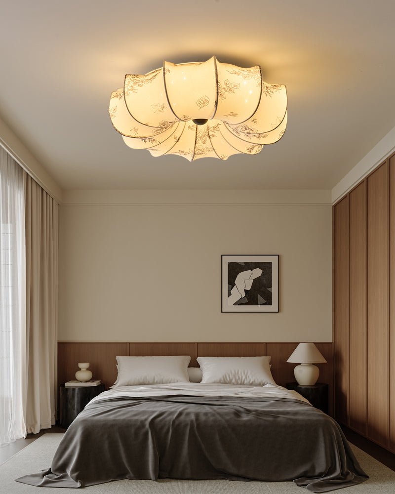 Vivaria Premium Noordse kunst houten katoenen plafondlamp