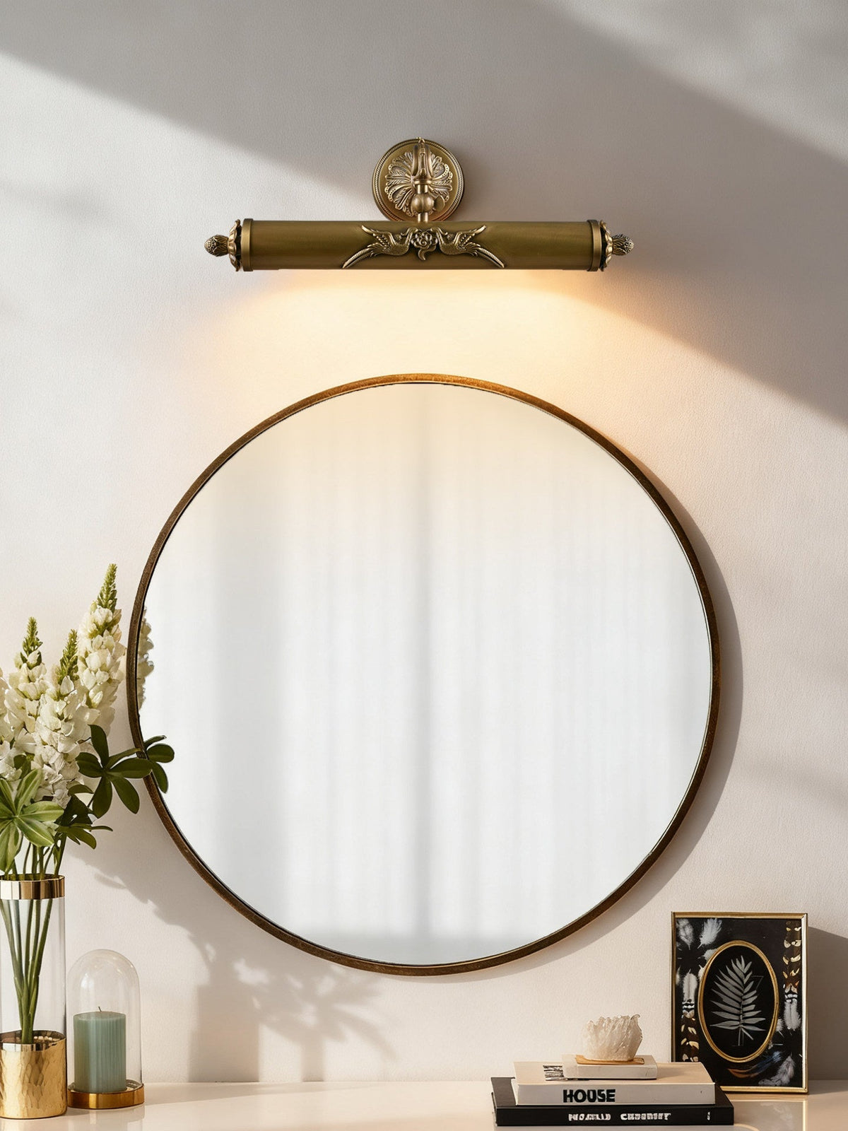 Casuaria Beam messing wandlamp