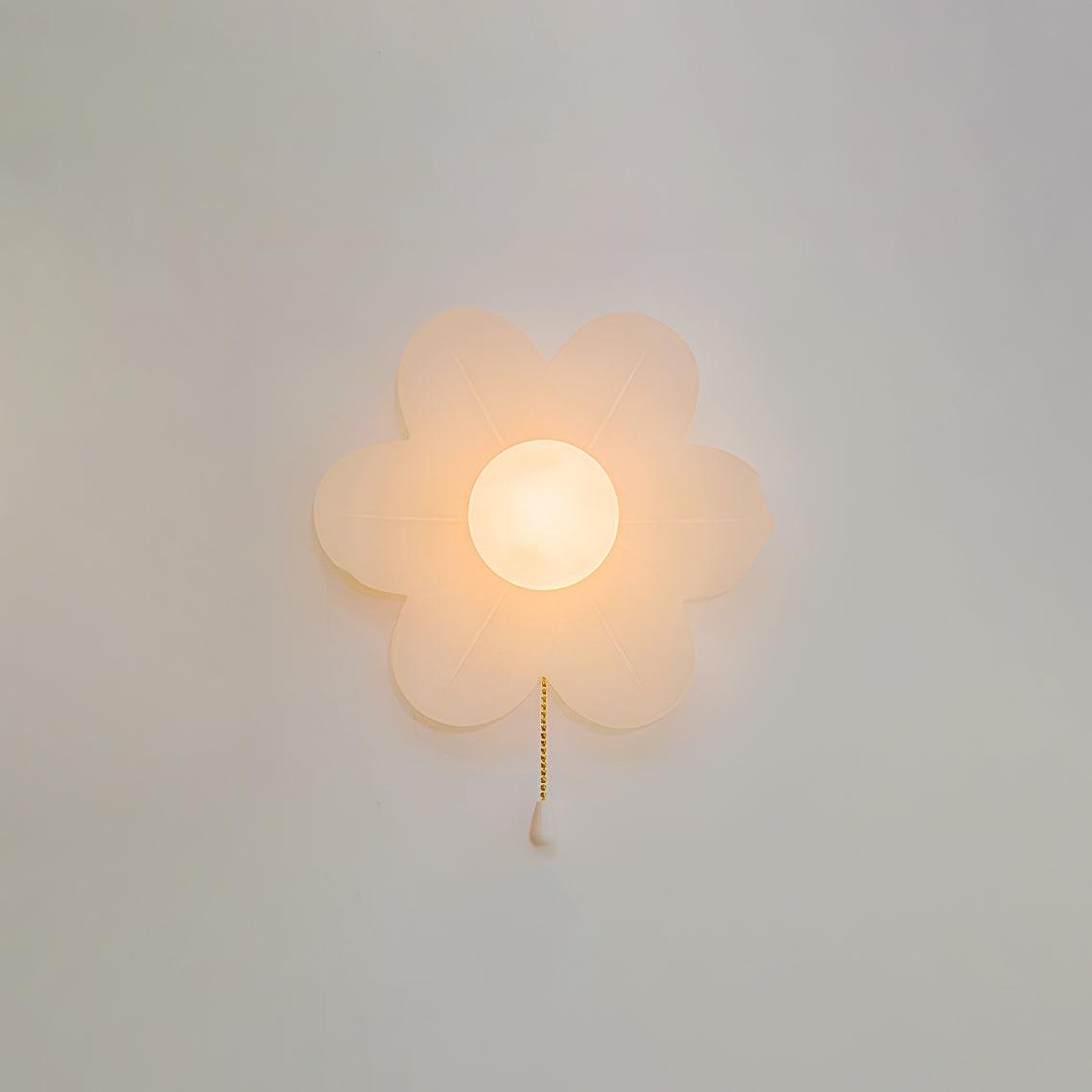 Bov Noordse kunst Flowers hars wandlamp