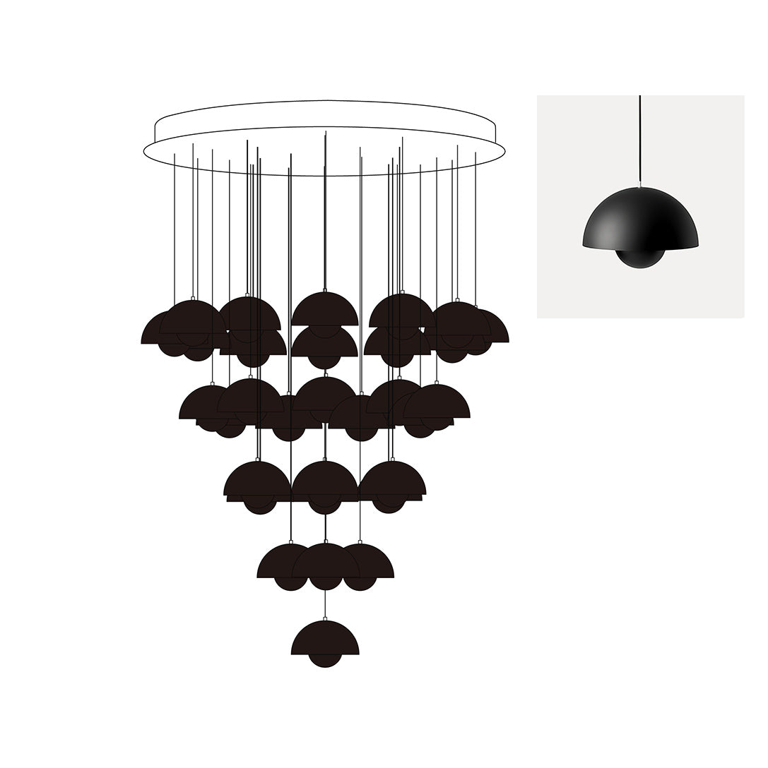 Indigle kroonluchter