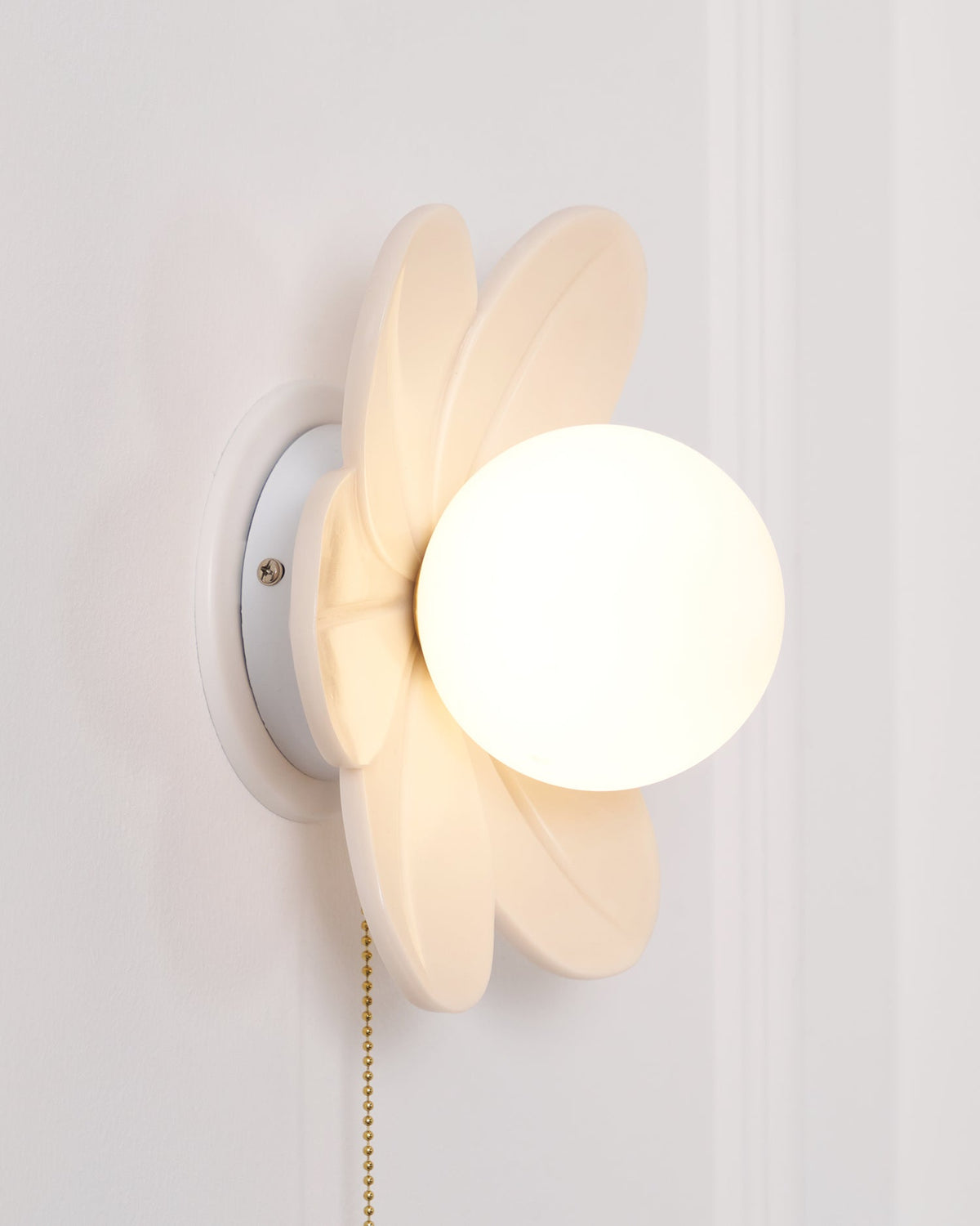 Bov Noordse kunst Flowers hars wandlamp