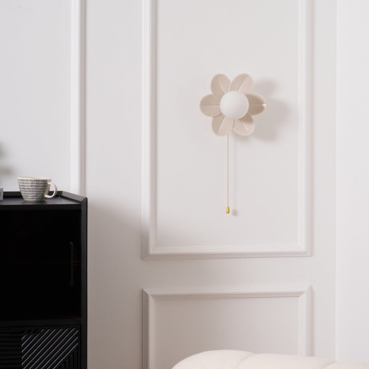 Bov Noordse kunst Flowers hars wandlamp