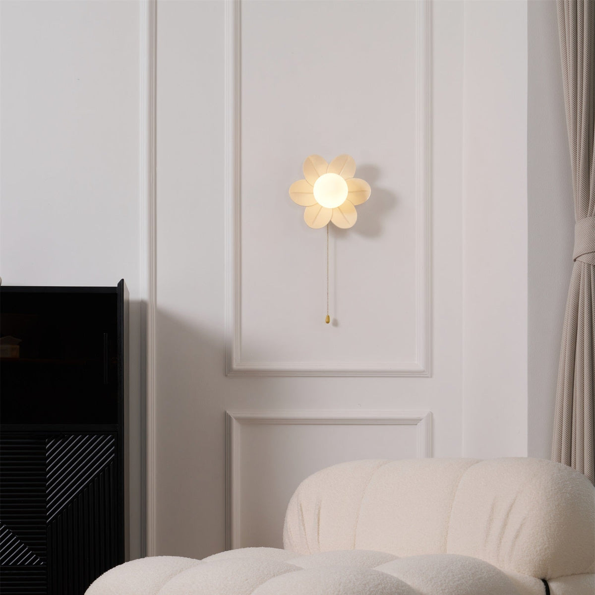 Bov Noordse kunst Flowers hars wandlamp