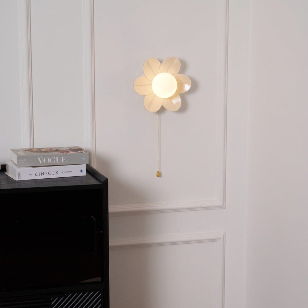 Bov Noordse kunst Flowers hars wandlamp