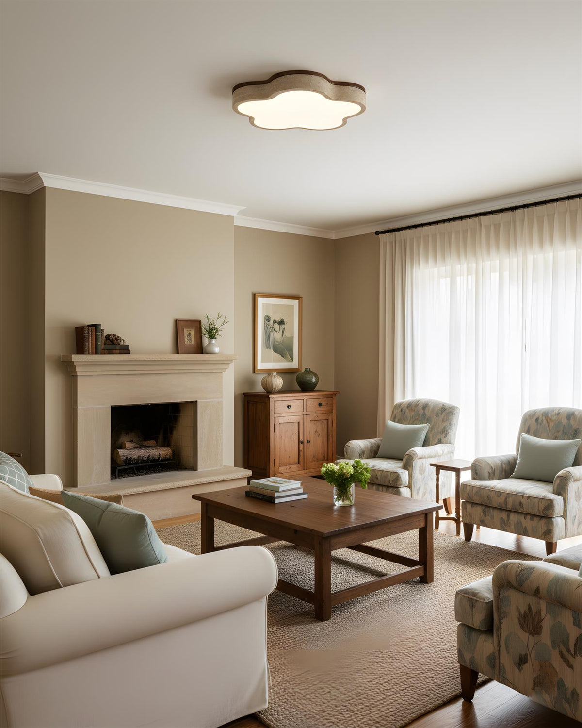 Calinira vlakke plafondlamp