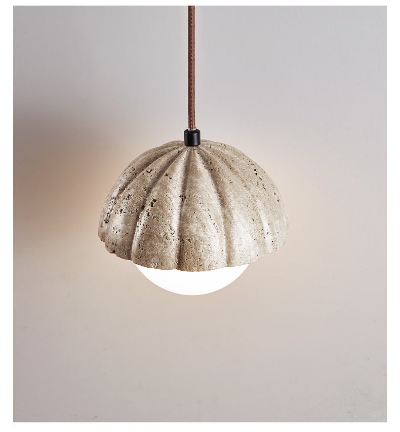 Marovek hanglamp met geribbelde orb
