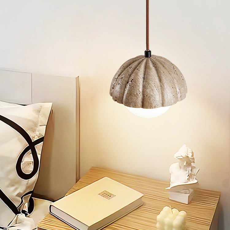 Marovek hanglamp met geribbelde orb