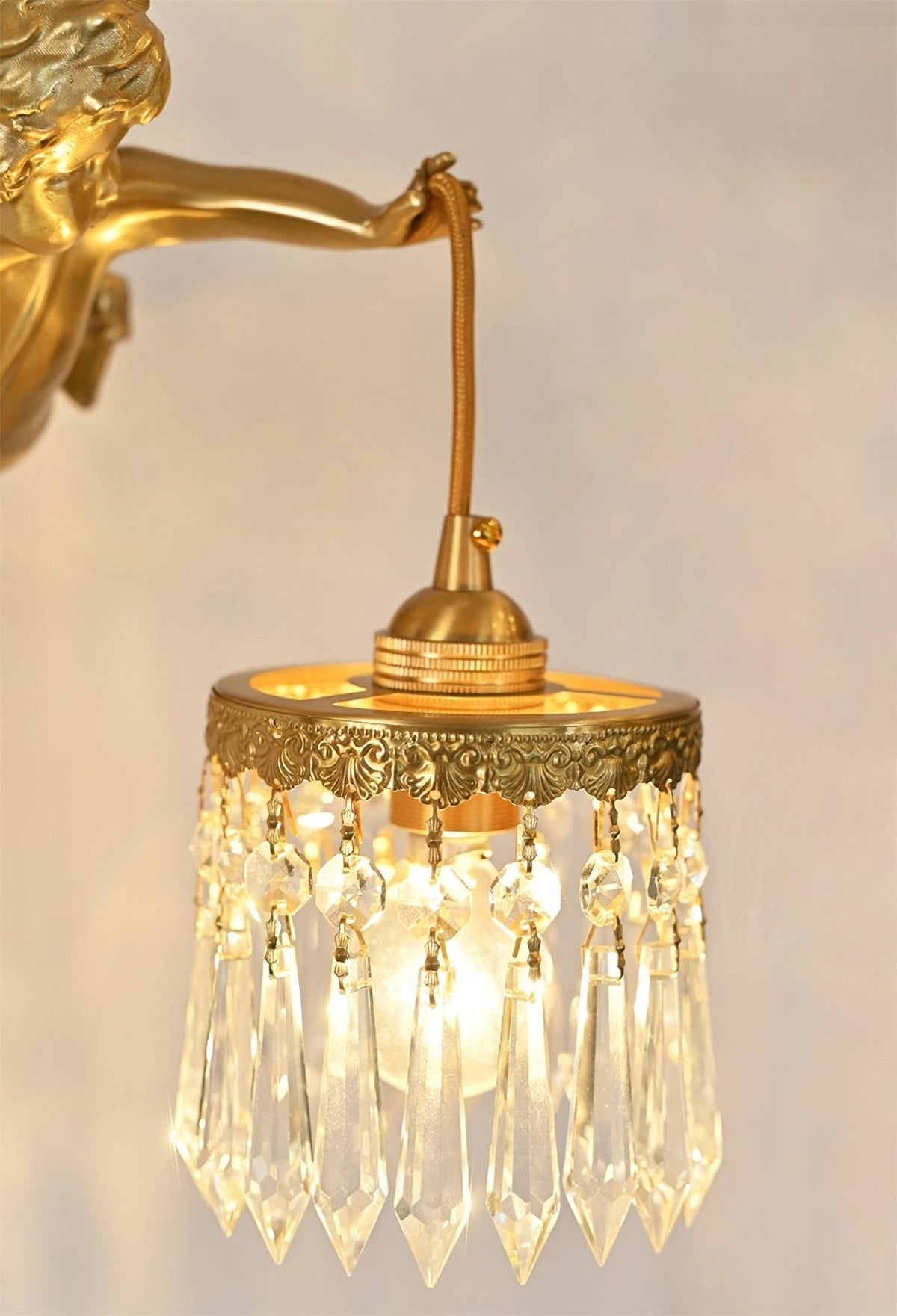 Bex Flying Angel wandlamp van glas