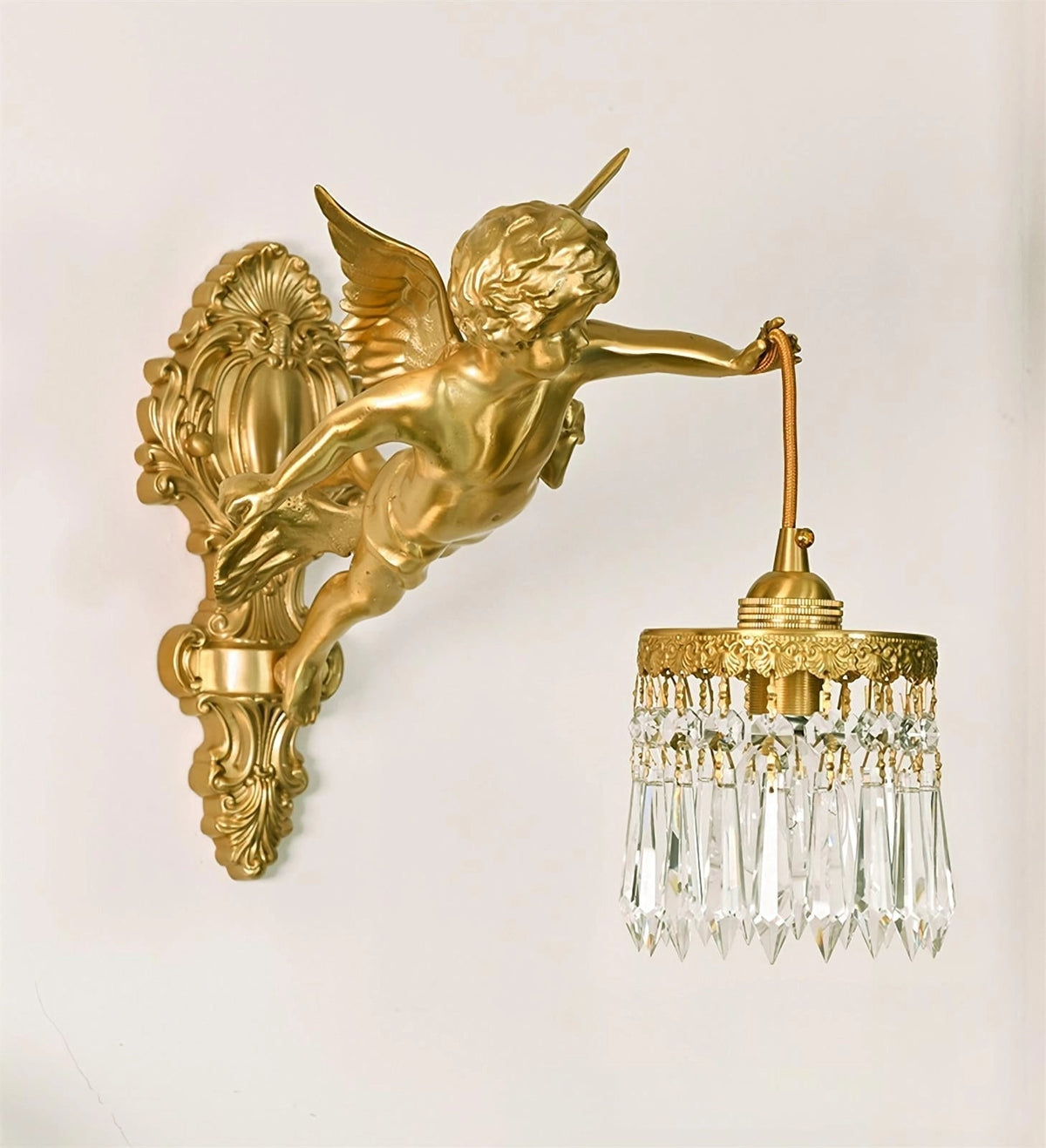 Bex Flying Angel wandlamp van glas