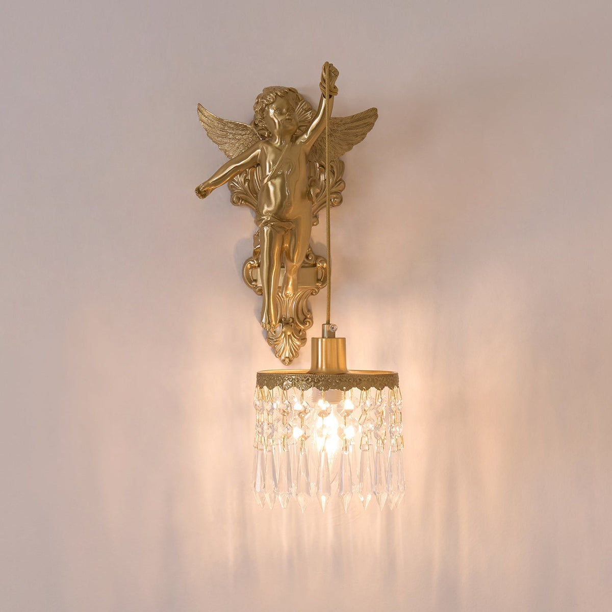 Bex Flying Angel wandlamp van glas