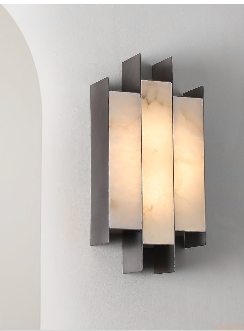 Finto Panel Moderne wandlamp met albast