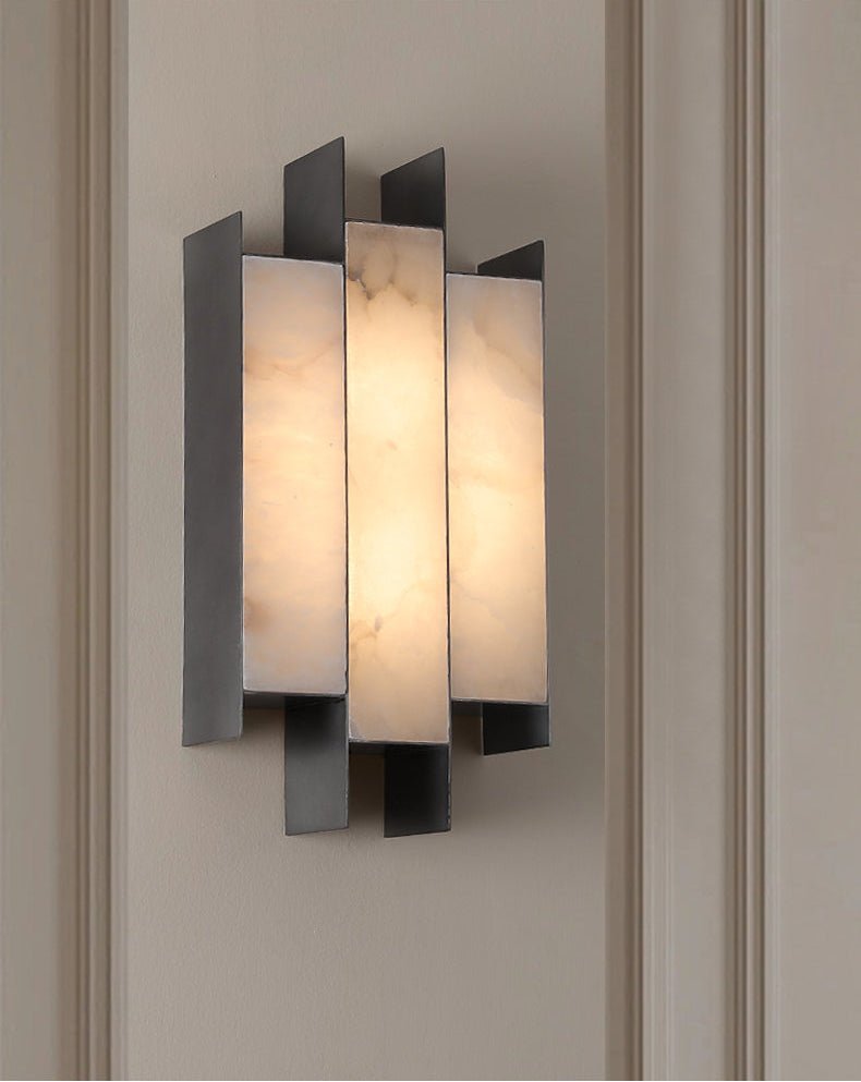 Finto Panel Moderne wandlamp met albast