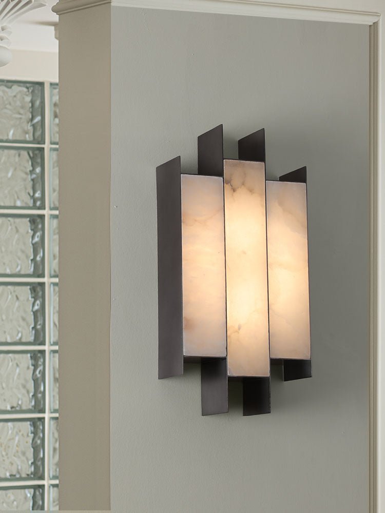Finto Panel Moderne wandlamp met albast