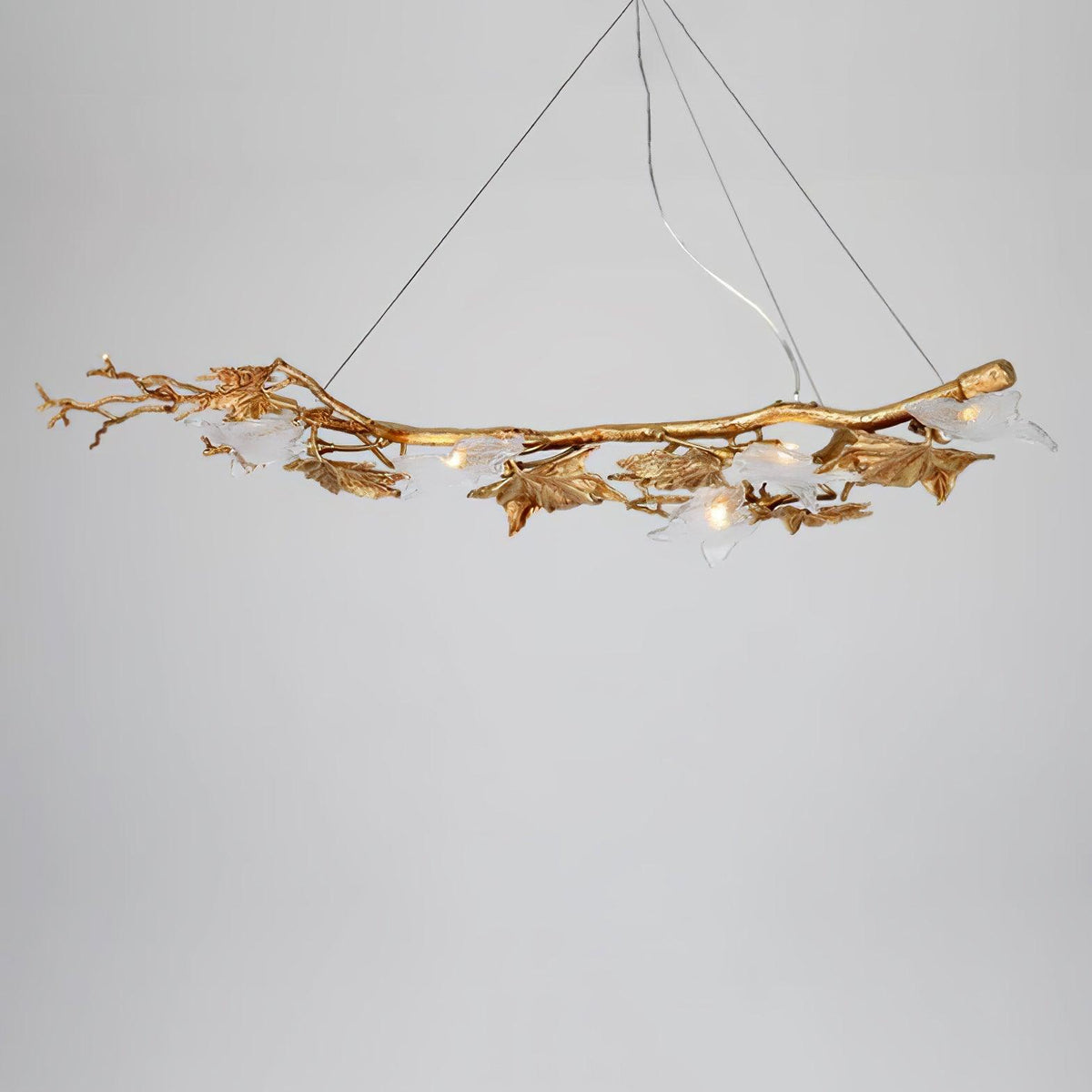 Liorivielle hanglamp met glazen kap