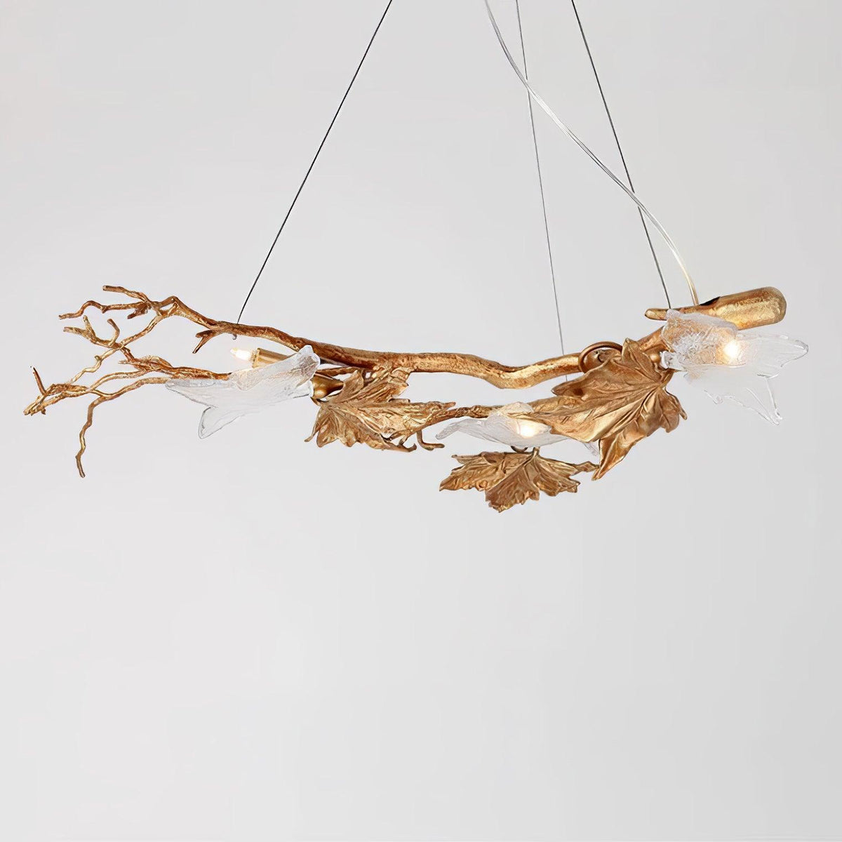 Liorivielle hanglamp met glazen kap
