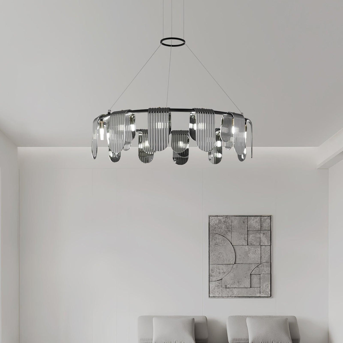 Celorella Moderne kroonluchter van glas