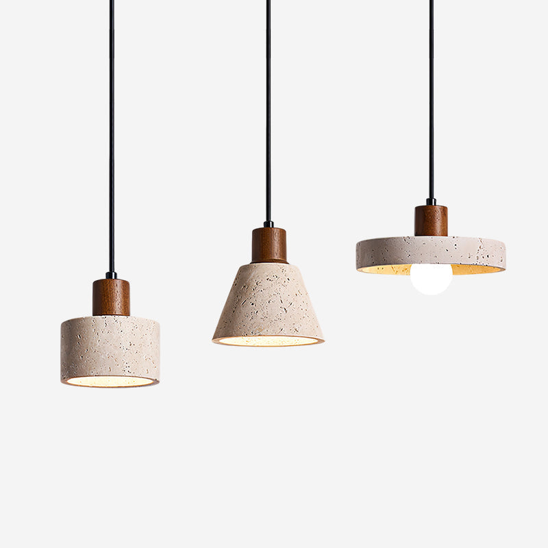 Caven hanglamp travertin Cluster