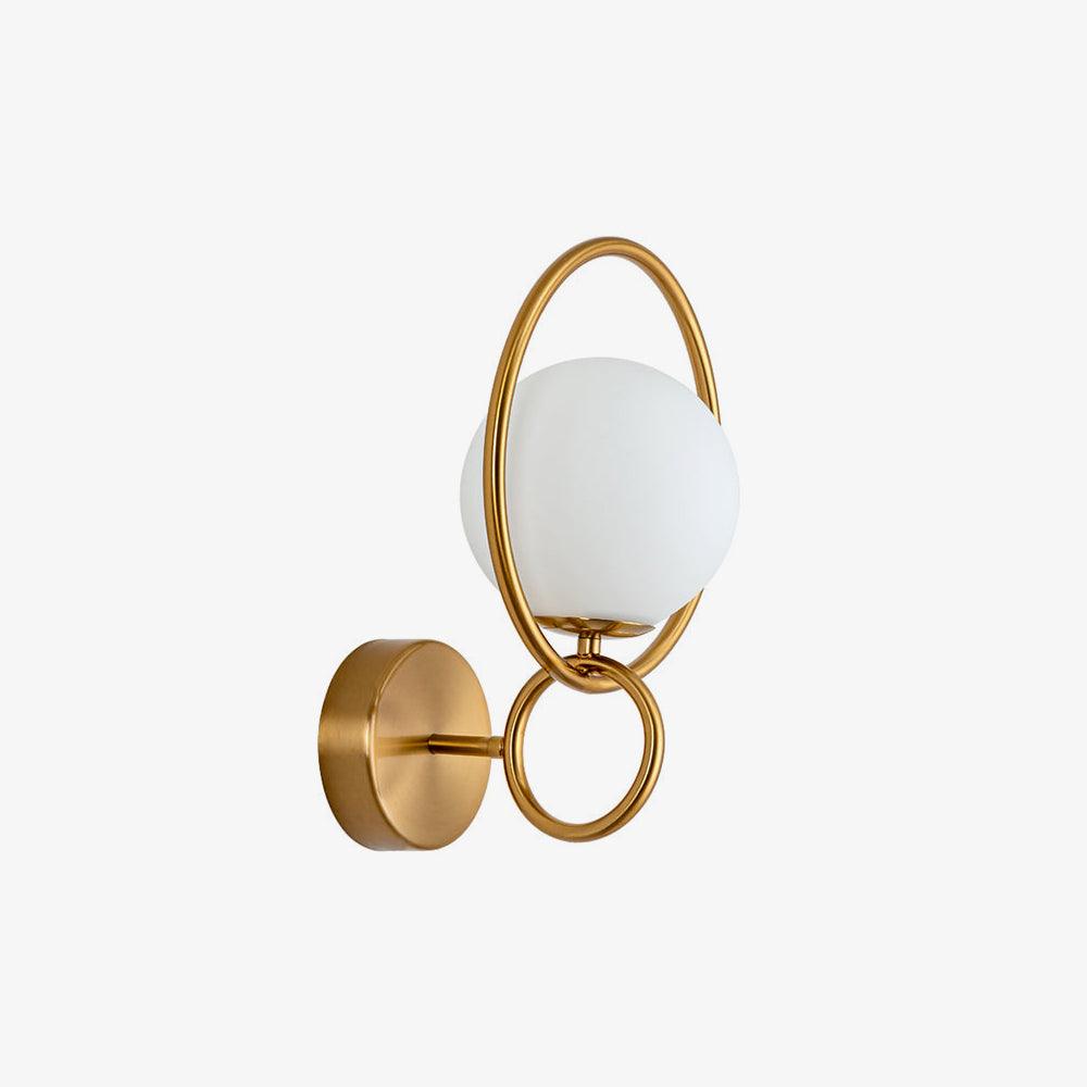 Zesilan wandlamp met glas