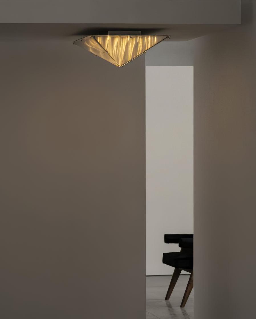 Facet Moderne hanglamp van glas met chrome afwerking