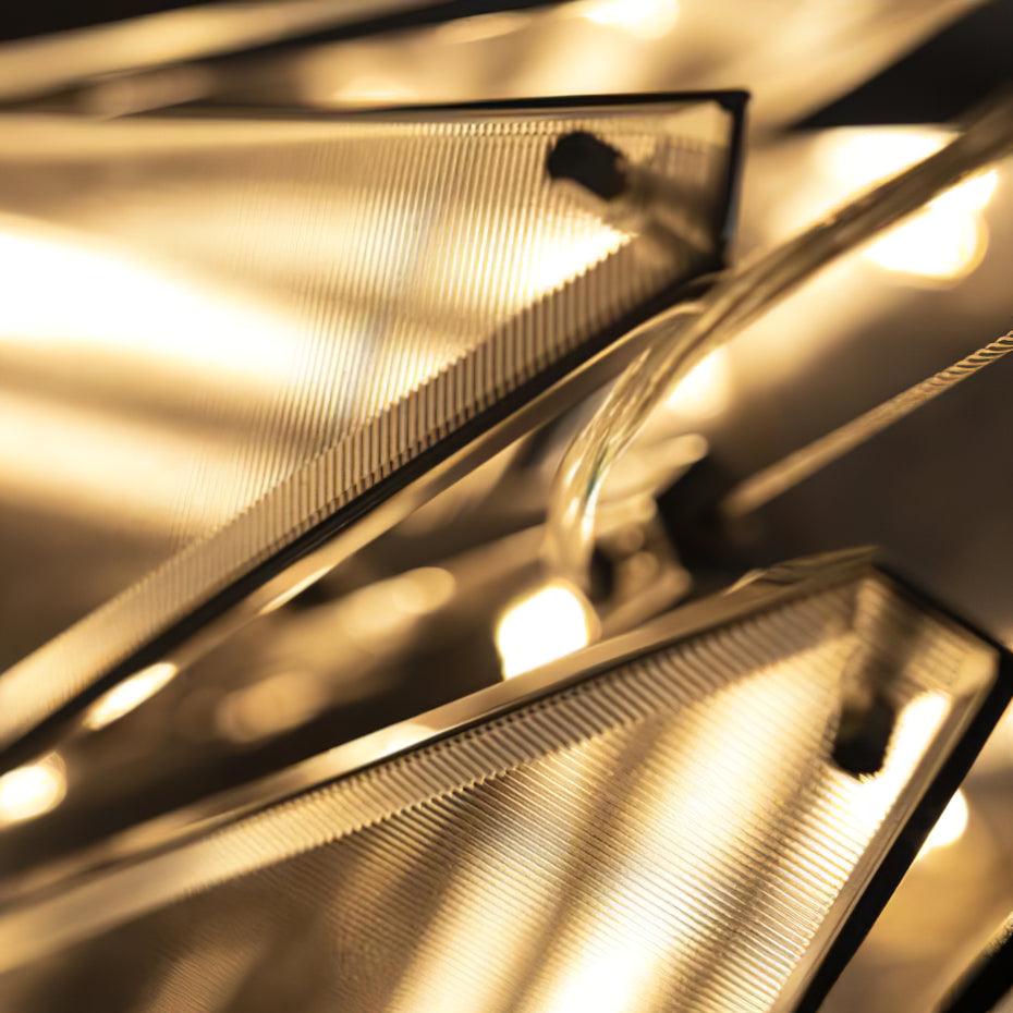 Facet Moderne hanglamp van glas met chrome afwerking