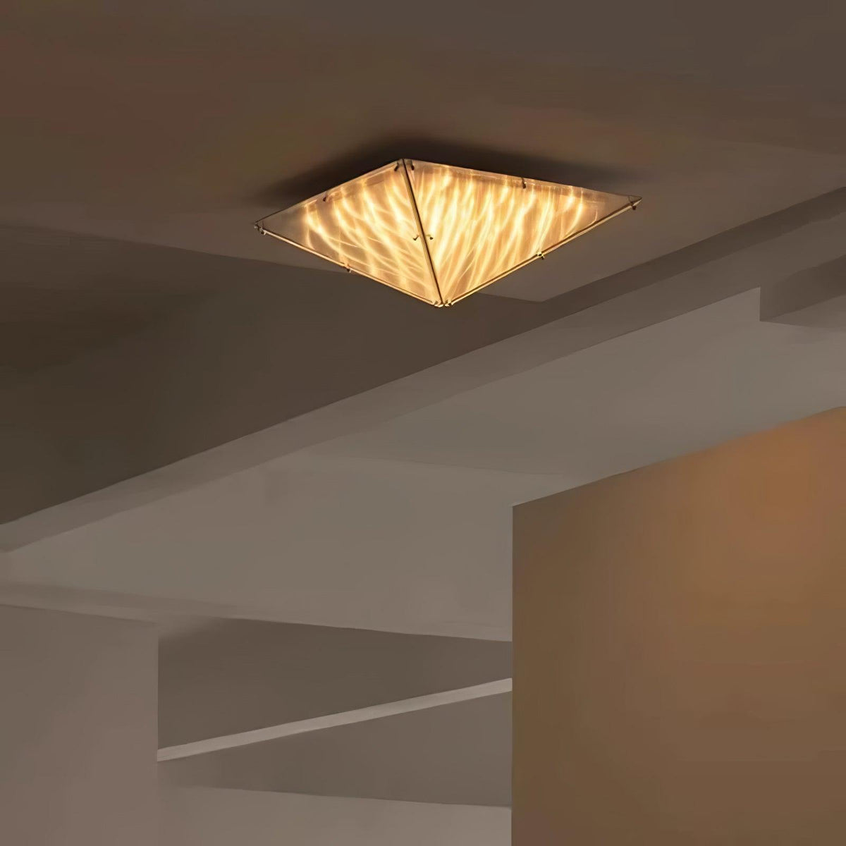 Facet Moderne hanglamp van glas met chrome afwerking
