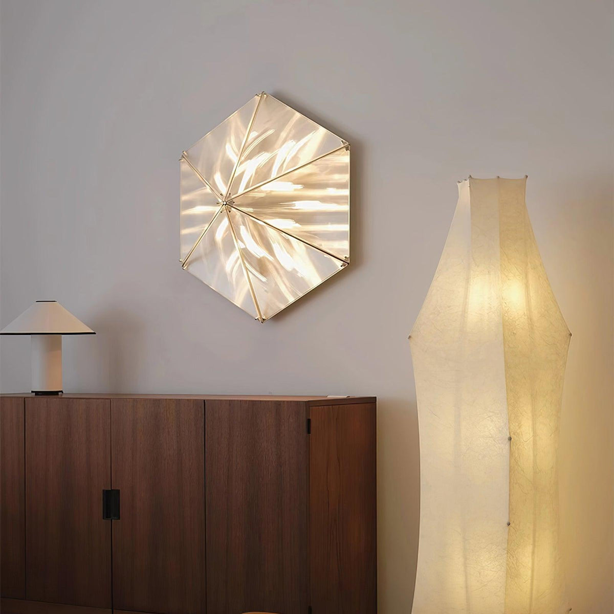Facet Moderne hanglamp van glas met chrome afwerking