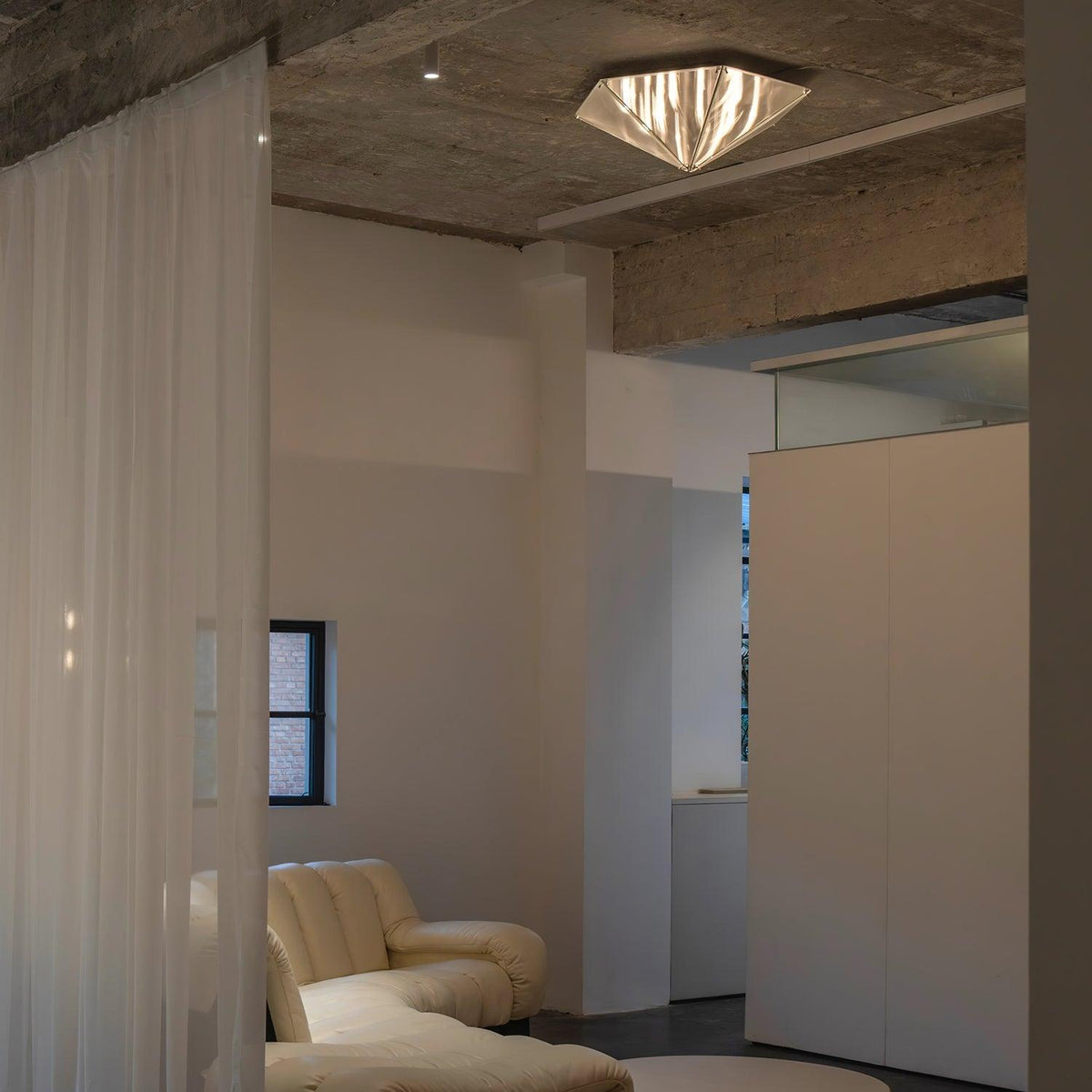 Facet Moderne hanglamp van glas met chrome afwerking