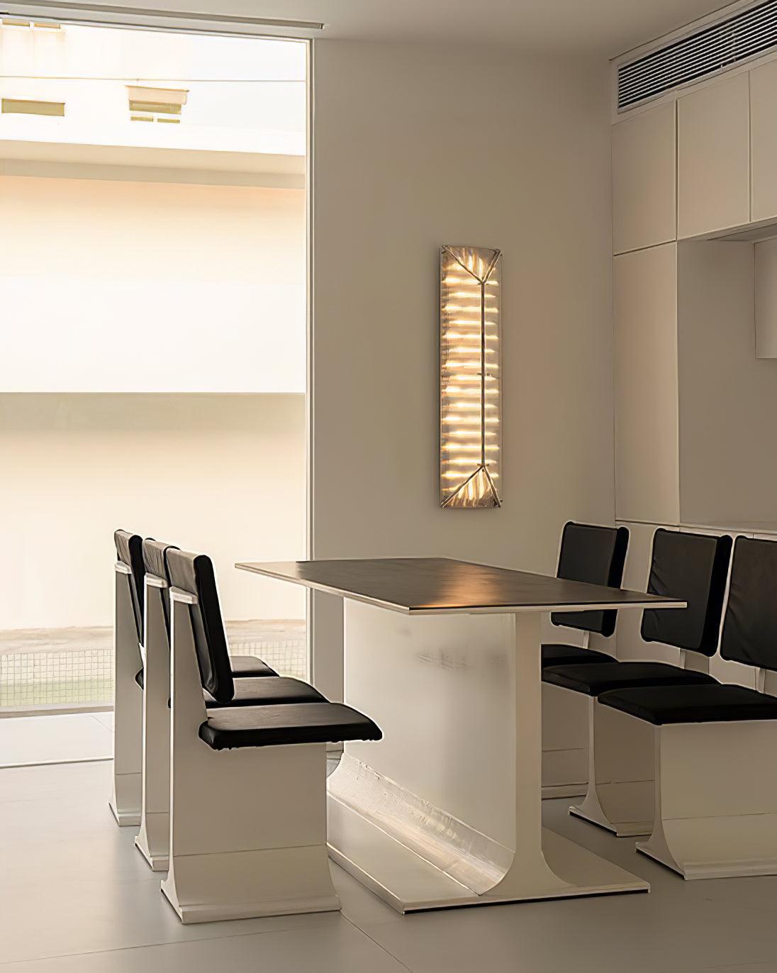 Prism Moderne wandlamp van glas met chroomafwerking