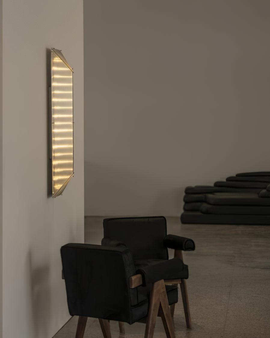 Prism Moderne wandlamp van glas met chroomafwerking