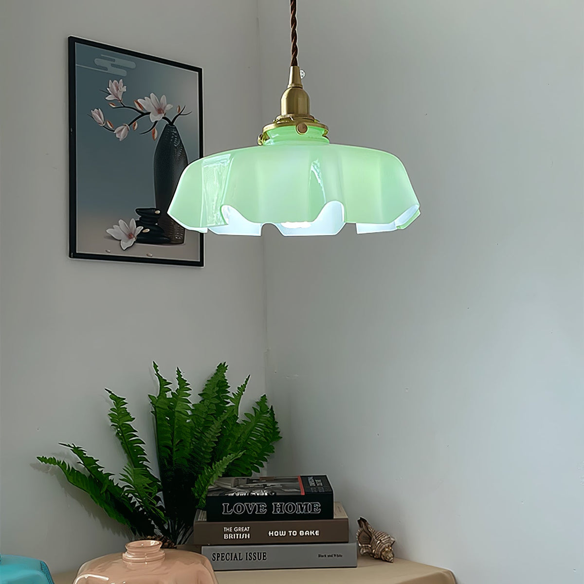 Liorivora hanglamp French Flower voor eetkamer